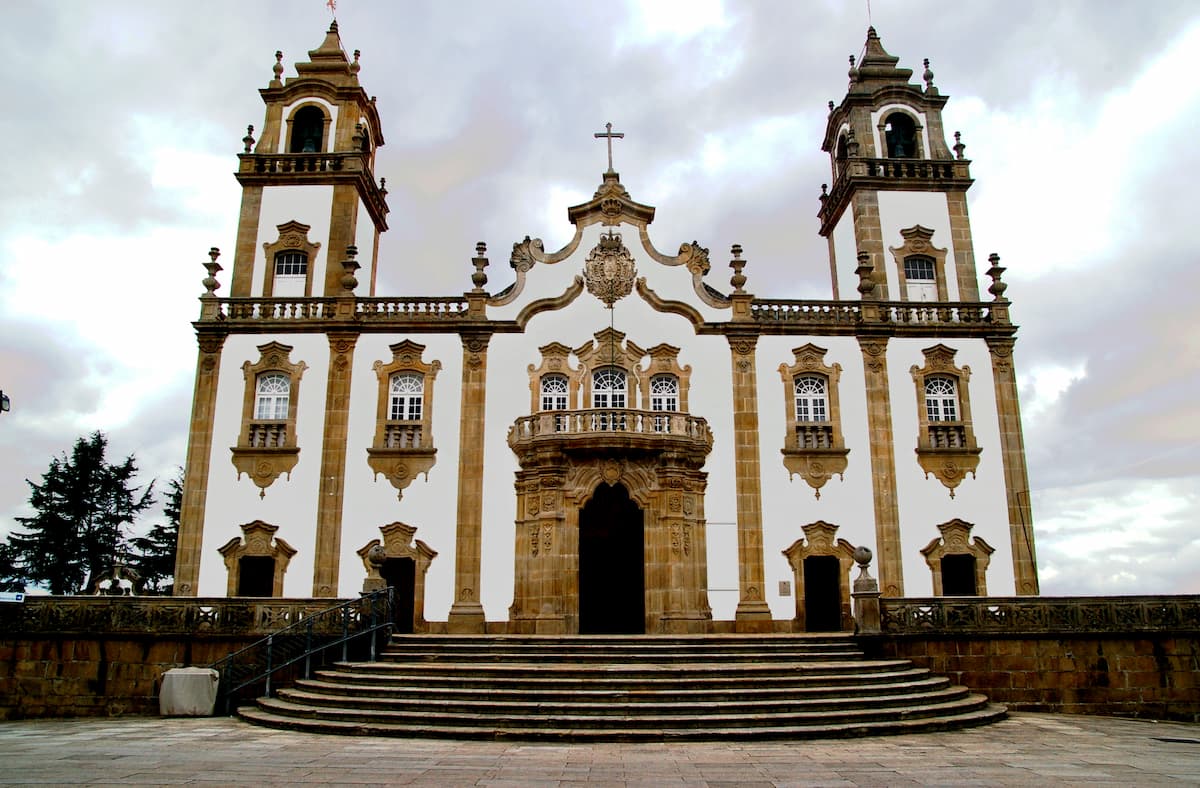 Iglesia de la misericordia en Viseu, Portugal